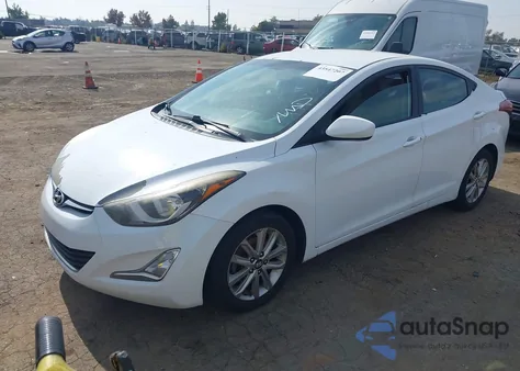 2016 Hyundai Elantra Se from USA, damaged, VIN 5NPDH4AE2GH757796